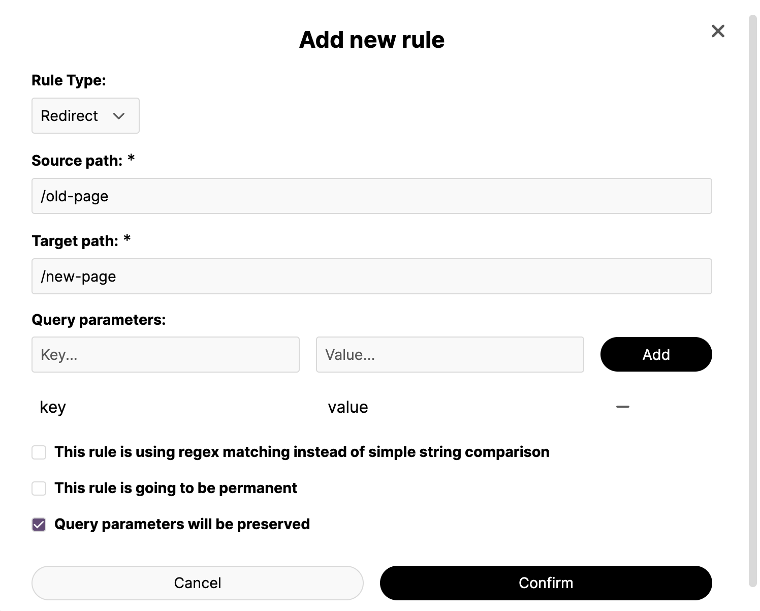 Create a rule